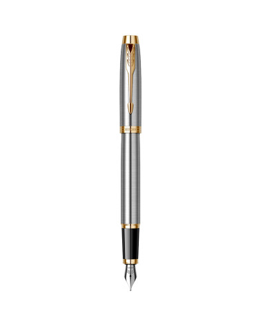 PLUMA FUENTE IM METAL CEPILLADO GT