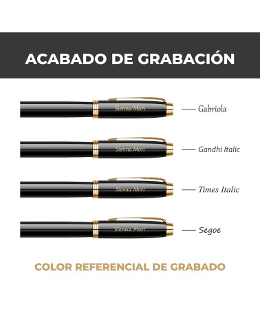 PLUMA FUENTE IM NEGRO LACA GT