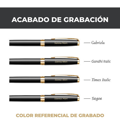 BOLÍGRAFO SONNET NEGRO LACA GT