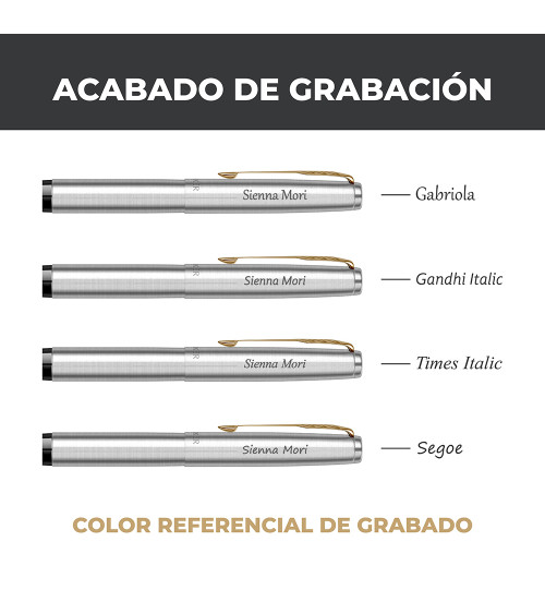 PLUMA FUENTE JOTTER  ACERO INOXIDABLE GT