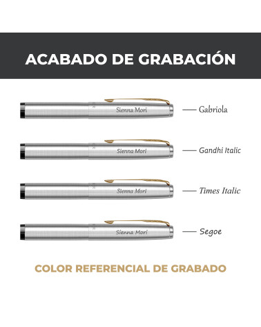 PLUMA FUENTE JOTTER  ACERO INOXIDABLE GT