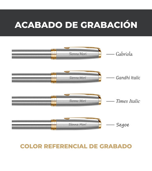 PLUMA FUENTE SONNET ACERO INOXIDABLE GT
