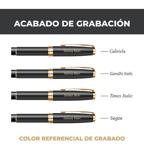 PLUMA FUENTE SONNET NEGRO MATE GT