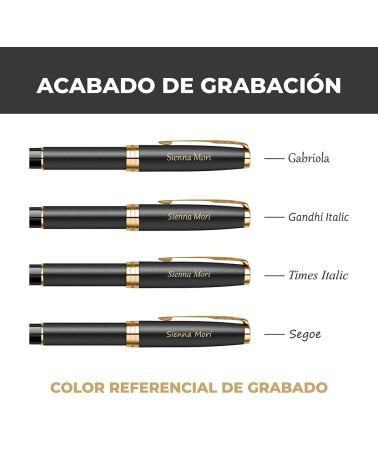 PLUMA FUENTE SONNET NEGRO MATE GT